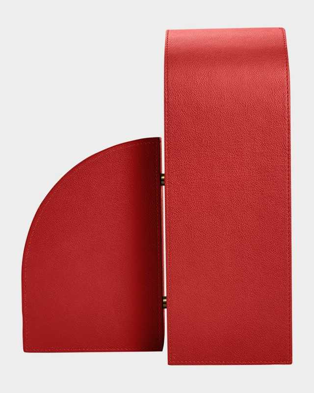 Cubist R Leather Bookend